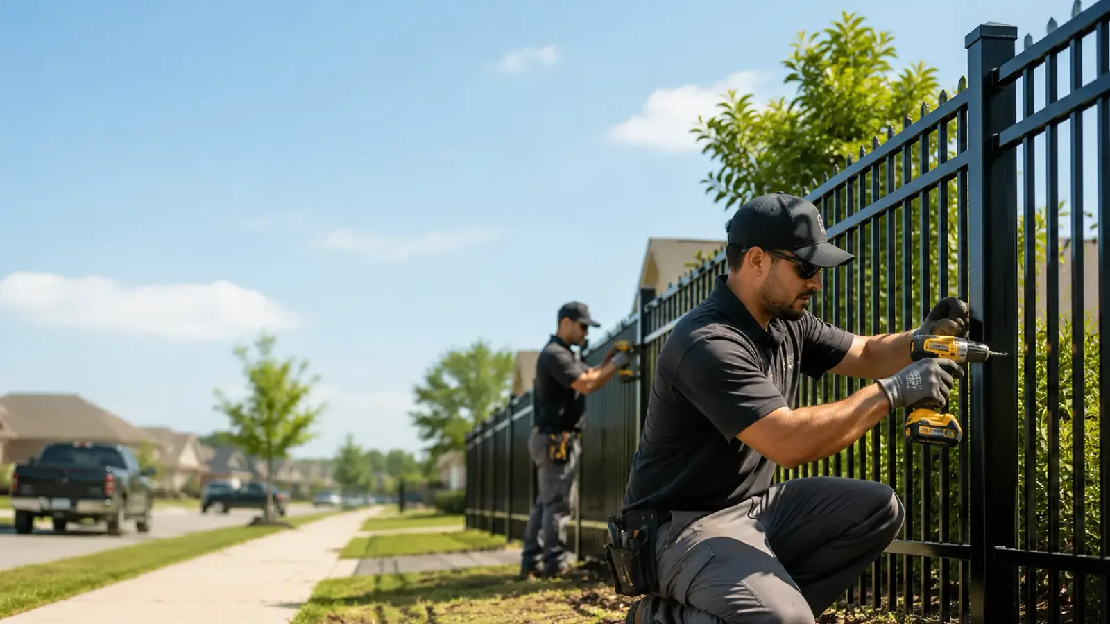 Metal Fence Installation in Plains, TX